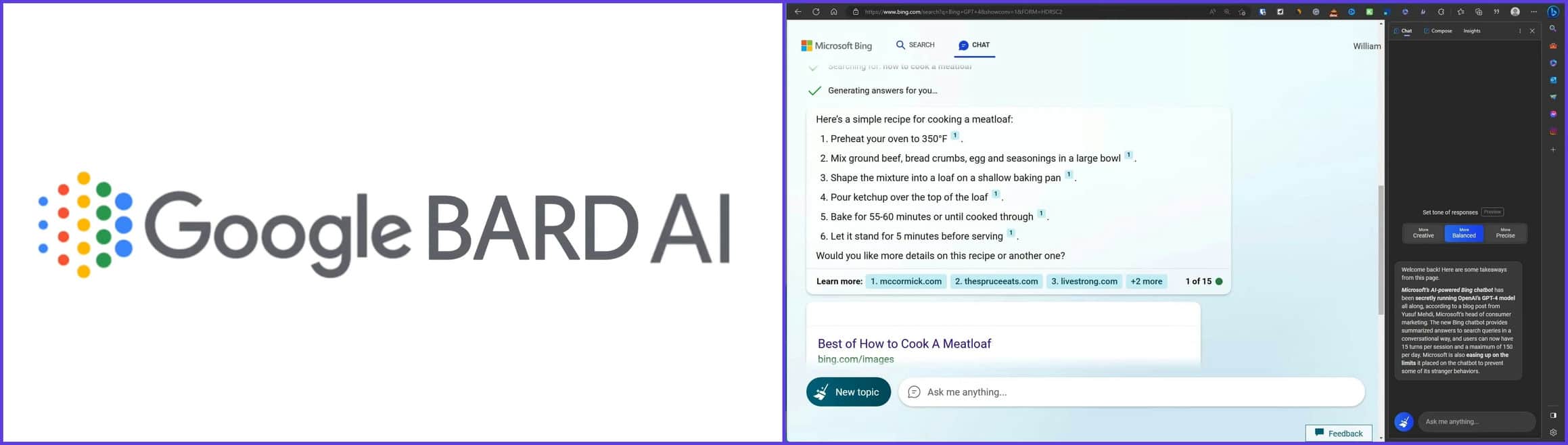 Bard vs Bing - The Race of AI