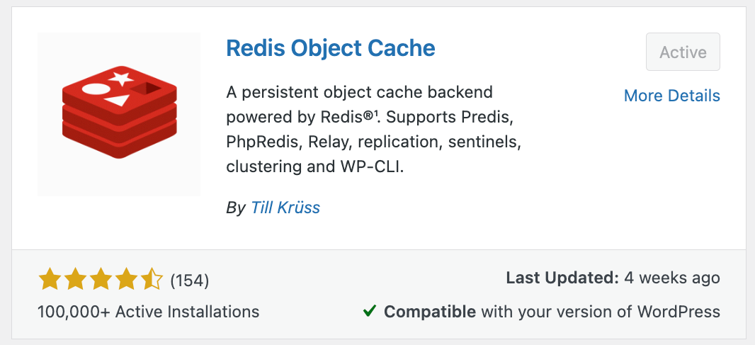 Redis Object Cache Plugin