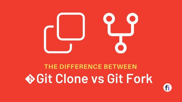 Git Clone vs Git Fork, github